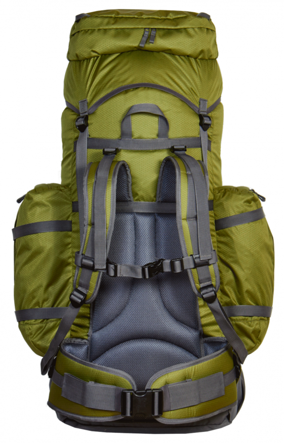 Рюкзак туристический Конжак 100 v3 зеленый-серый, Манарага