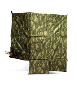 Теплый пол в палатку 2 х 2 с бойницами