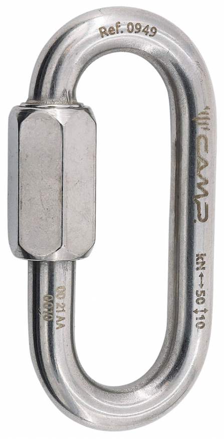 Соединительный элемент Oval 10 mm Stainless Steel Quick Link