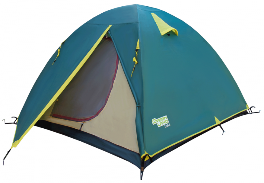 Палатка GreenLand Troll 3, зелёный цвет