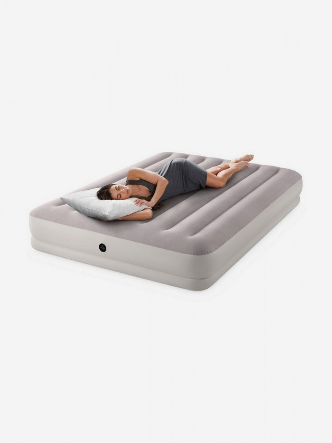 Кровать надувная PRESTIGE MID-RISE, Queen, 152х203х30 см, с насосом USB