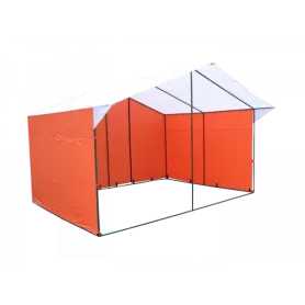 Торговая палатка Домик 4,0х3,0 К, каркас из квадратной трубы 20х20 мм