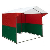 Торговая палатка Домик 2,5х2,0 К, каркас из квадратной трубы 20х20 мм