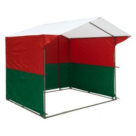 Торговая палатка Домик 2,5х2,0 К, каркас из квадратной трубы 20х20 мм